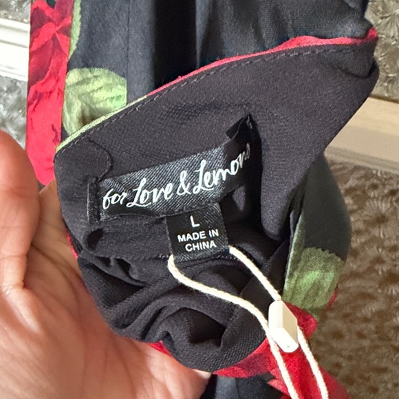 NWT For Love & Lemons Astoria Halter Maxi Dress Size Large - Picture 7 of 7